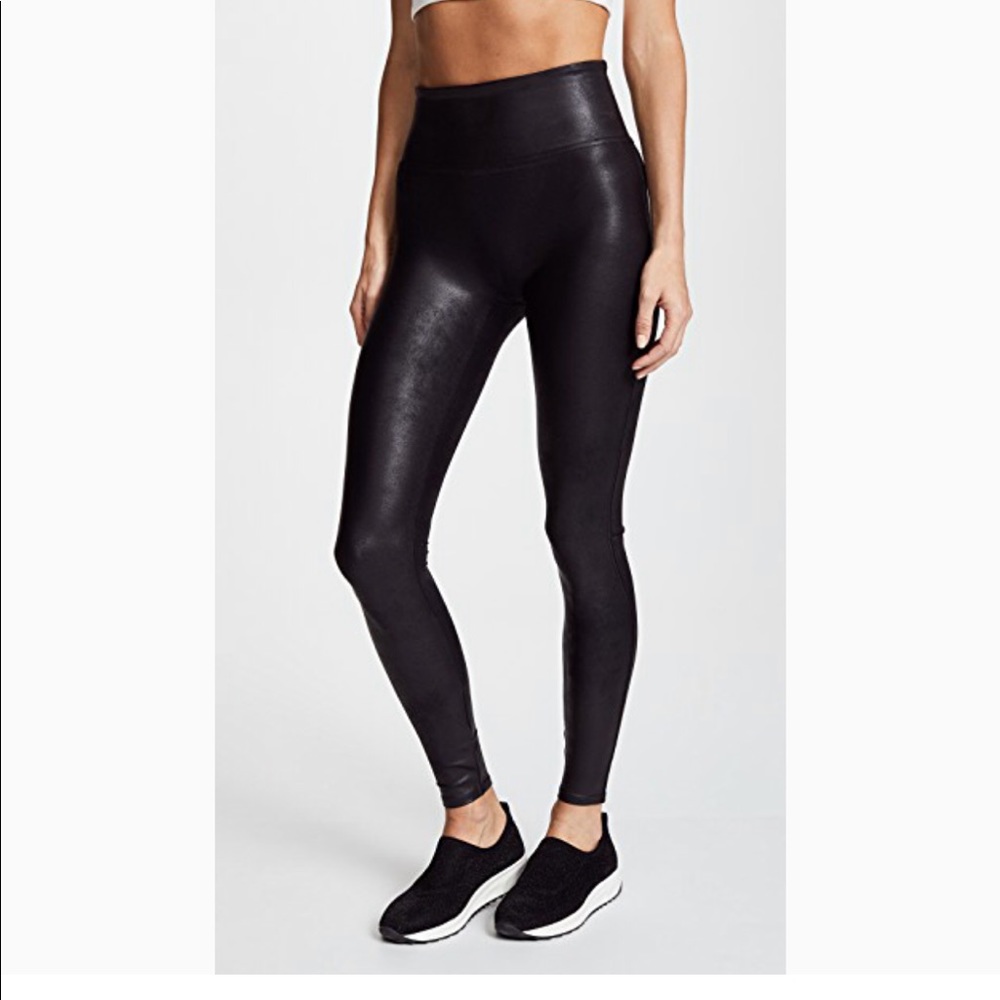 Spanx faux leather leggings!